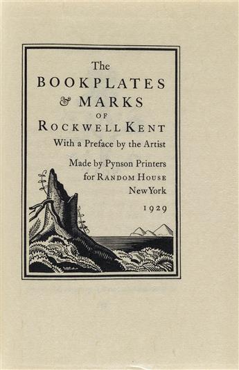 KENT, ROCKWELL. The Bookplates & Marks * Later Bookplates & Marks.